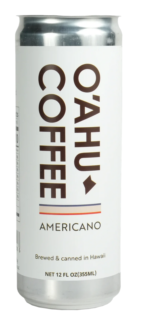 Oahu Coffee Americano can