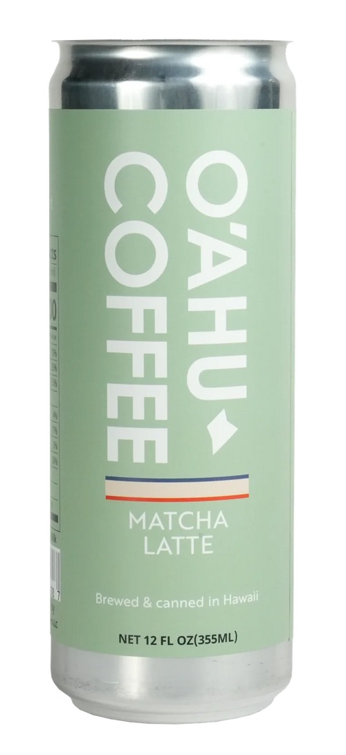 Oahu Coffee Matcha Latte can