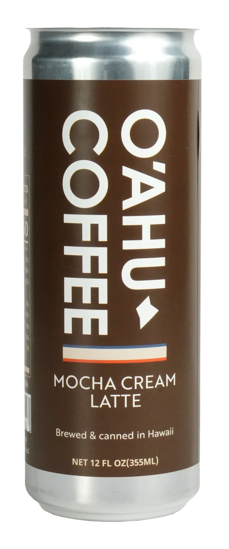 Oahu Coffee Mocha Cream Latte can