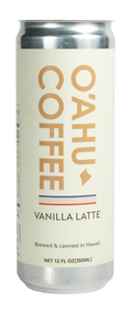 Oahu Coffee Vanilla Latte can